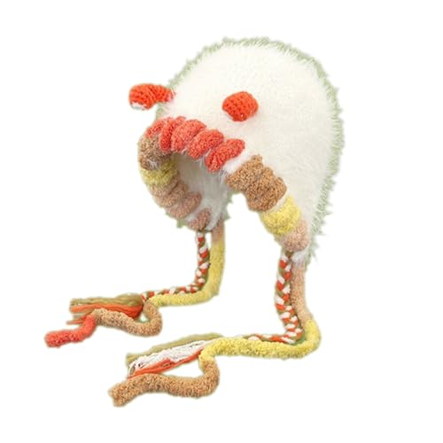 XINYIN Stilvolle Monster-Plüsch-Hut, Bühnenauftritte, weicher Pferdeschwanz, Lolitas-Hut für Kinder und Jugendliche von XINYIN