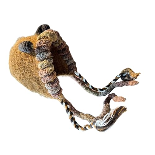 XINYIN Stilvolle Monster-Plüsch-Hut, Bühnenauftritte, weicher Pferdeschwanz, Lolitas-Hut für Kinder und Jugendliche von XINYIN