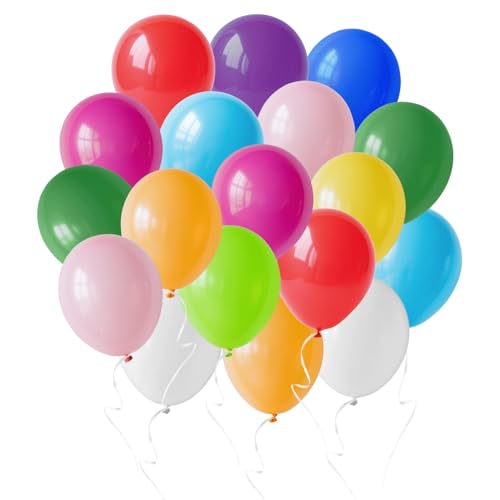 XINYINGYU Luftballons Bunt, 100 Stück 12 Zoll Partyballons, Latexballons für Geburtstags-, Babyparty- und Kinderabiturfeiern von XINYINGYU