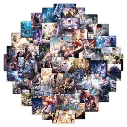 60 Stück/Lot Loves And Deepspaces-Aufkleber, wasserdichte Vinyl-Anime-Aufkleber für Laptop, Wasserflasche, Gitarre, Reisegeschenk für Kinder, Teenager, Erwachsene, Mädchen, Jungen 60 Stück/Lot Loves And Deepspaces-Aufkleber, wasserdichte Vinyl-Anime-Aufkleber für Laptop, Wasserflasche, Gitarre, Reisegeschenk für Kinder, Teenager, Erwachsene, Mädchen, Jungen von XINYUEST