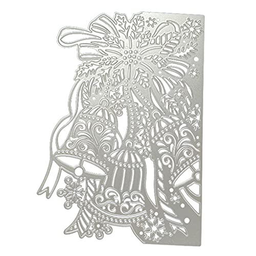 Metall-Stanzschablonen-Set für Weihnachten, Scrapbooking, Album, Papierkarten, Vorlage, Präge, Dekoration, Metall-Stanzformen-Set von XINgjyxzk