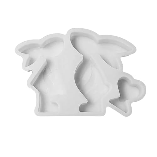 Gießformen Silikon Ostern Silikonform Ostern Hase Ostern Kaninchen Gießformen Silikon Silikonform Ostern Hase Zum Gießen Silikonform Hase 3d Für Diy Handwerk, Ostern Dekoration (1 Stück) von XIONGXIAOZHI