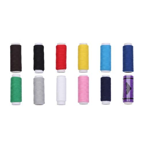 120 Spulen Nähgarn, mehrfarbiges Polyester-Nähgarn für Nähmaschinen, Handnähen, Sticken, Quilten 120 Spulen Nähgarn, mehrfarbiges Polyester-Nähgarn für Nähmaschinen, Handnähen, Sticken, Quilten von XITEA