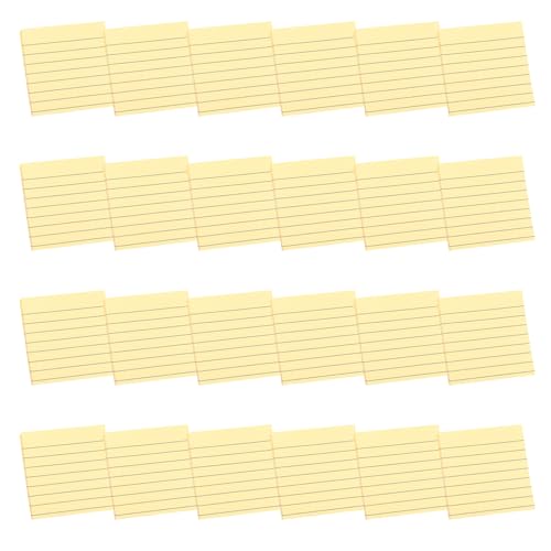 24 Stück linierte Haftnotizen, liniert, bunt, Schreibblock, praktischer Papierblock, Memos für Büro, Schule, multifunktionale Notizen, liniert, einfaches Schreiben für die Schule 24 Stück linierte Haftnotizen, liniert, bunt, Schreibblock, praktischer Papierblock, Memos für Büro, Schule, multifunktionale Notizen, liniert, einfaches Schreiben für die Schule von XITEA