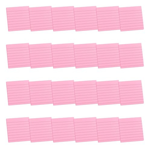 24 Stück linierte Haftnotizen, liniert, bunt, Schreibblock, praktischer Papierblock, Memos für Büro, Schule, multifunktionale Notizen, liniert, einfaches Schreiben für die Schule 24 Stück linierte Haftnotizen, liniert, bunt, Schreibblock, praktischer Papierblock, Memos für Büro, Schule, multifunktionale Notizen, liniert, einfaches Schreiben für die Schule von XITEA
