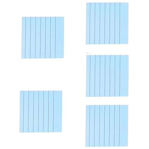 5 farbige Haftnotizen, einfacher Stickierblock, Schreibblock, Notizpapier, liniert, Memos für Büroangestellte 5 farbige Haftnotizen, einfacher Stickierblock, Schreibblock, Notizpapier, liniert, Memos für Büroangestellte von XITEA