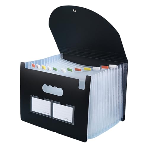 A 4 Dokumenten-Aufbewahrungstasche, 13/25 Taschen, Akkordeon-Tasche, Akkordeon-Tasche, Aktenordner, Dokumentenmappe, Rechnungen, Quittungen A 4 Dokumenten-Aufbewahrungstasche, 13/25 Taschen, Akkordeon-Tasche, Akkordeon-Tasche, Aktenordner, Dokumentenmappe, Rechnungen, Quittungen von XITEA