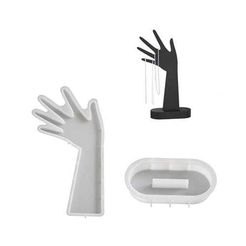 Elegante weibliche Handpuppe, Schmuckaufbewahrung, Präsentationsständer, Zubehör für Halsketten, zur Präsentation von Zuhause Elegante weibliche Handpuppe, Schmuckaufbewahrung, Präsentationsständer, Zubehör für Halsketten, zur Präsentation von Zuhause von XITEA