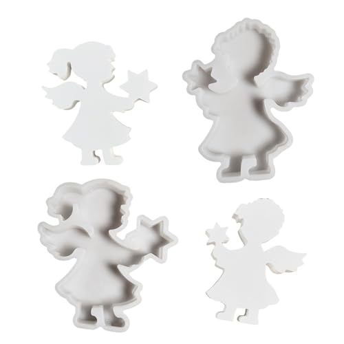 Flexible Silikonform Junge und Mädchen halten Stern Dekoration Form temperaturbeständige Gipsform für Ornament Flexible Silikonform Junge und Mädchen halten Stern Dekoration Form temperaturbeständige Gipsform für Ornament von XITEA