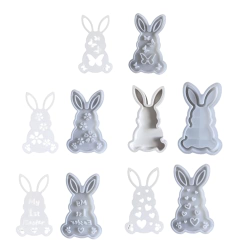 Flexible Silikonform für den Schreibtisch, für Ostern, Kaninchen, Atmosphäre, Licht, Festival, Heimdekoration, Form Flexible Silikonform für den Schreibtisch, für Ostern, Kaninchen, Atmosphäre, Licht, Festival, Heimdekoration, Form von XITEA