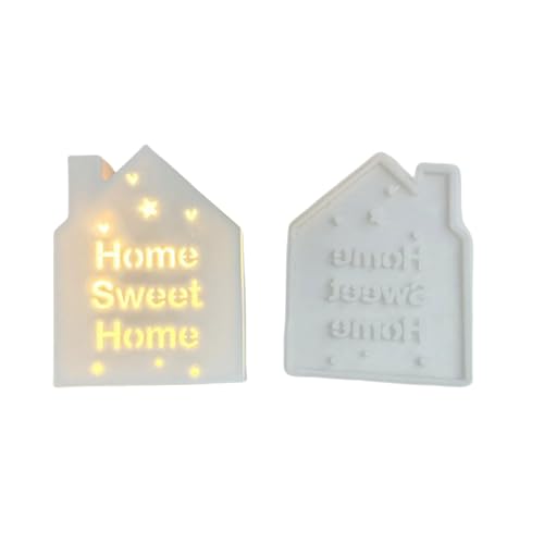 Flexible Silikonform zum Basteln, einzigartige leuchtende Haus-Nachtlichter für Bastler und Heimdekor-Designer Flexible Silikonform zum Basteln, einzigartige leuchtende Haus-Nachtlichter für Bastler und Heimdekor-Designer von XITEA