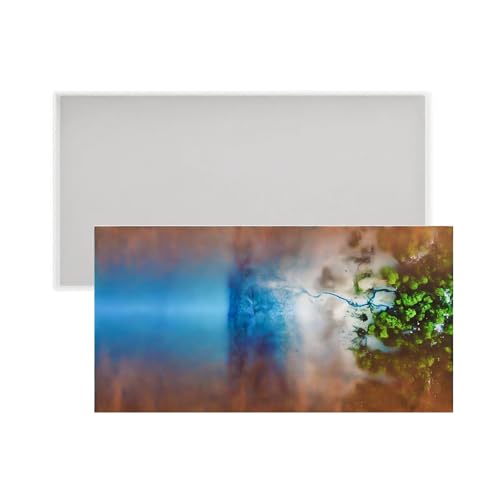 Große rechteckige Silikonform, Bastelformen, Silikonstruktur für Epoxidharz, Flusstische und Bastelprojekte Große rechteckige Silikonform, Bastelformen, Silikonstruktur für Epoxidharz, Flusstische und Bastelprojekte von XITEA