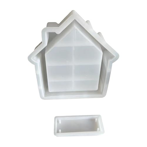 Haus-Silikonformen, Epoxidharz-Formen, Kerzenformen, Seifenherstellung, Silikon-Textur, Bastelformen für Ornamente von XITEA