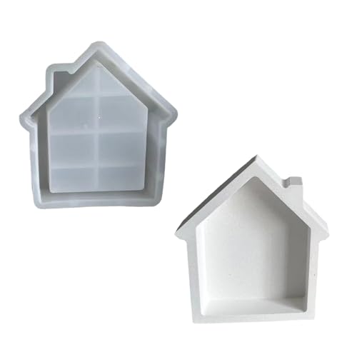 Haus-Silikonformen, Epoxidharz-Formen, Kerzenformen, Seifenherstellung, Silikon-Textur, Bastelformen für Ornamente von XITEA