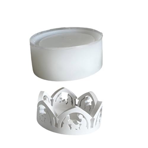 Kerzenhalter-Silikonform, Kerzenbodenform, leicht zu entformen, hohl, Kerzenhalter, Ornament, Heimdekoration, Form Kerzenhalter-Silikonform, Kerzenbodenform, leicht zu entformen, hohl, Kerzenhalter, Ornament, Heimdekoration, Form von XITEA