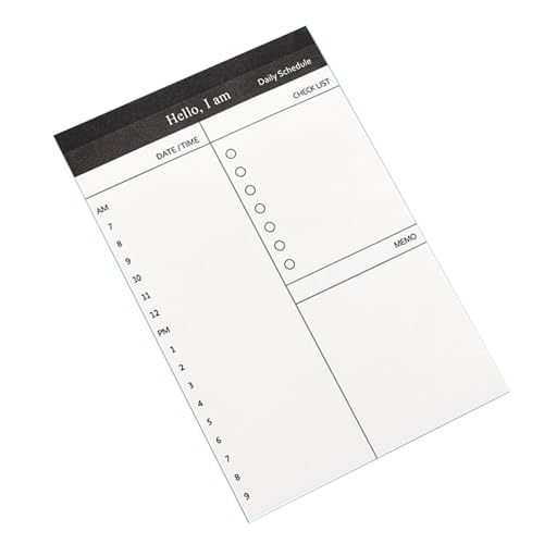Kleiner Planer, Tagesplaner, Notizblöcke, 50 Blatt, unliniert, Checkliste, Notizbuch, kleiner Schreibblock für Tagespläne, Notizen, Memos, Zeitmanagement-Tagebuch Kleiner Planer, Tagesplaner, Notizblöcke, 50 Blatt, unliniert, Checkliste, Notizbuch, kleiner Schreibblock für Tagespläne, Notizen, Memos, Zeitmanagement-Tagebuch von XITEA