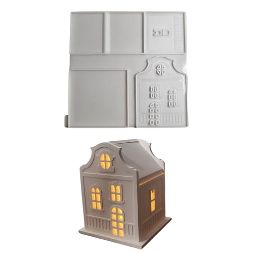 Modisches Haus, stabiles Silikon-Schlüsselanhänger-Form-Set, Bastelbedarf, Epoxidharz, Buchstaben-Anhänger zum Personalisieren von Schmuck Modisches Haus, stabiles Silikon-Schlüsselanhänger-Form-Set, Bastelbedarf, Epoxidharz, Buchstaben-Anhänger zum Personalisieren von Schmuck von XITEA
