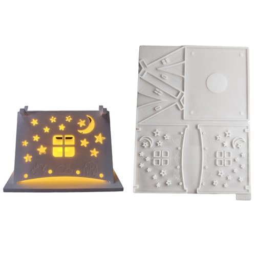 Modisches Zelt, stabiles Silikon-Schlüsselanhänger-Set, Bastelbedarf, Epoxidharz, Buchstaben-Anhänger zum Personalisieren von Schmuck von XITEA