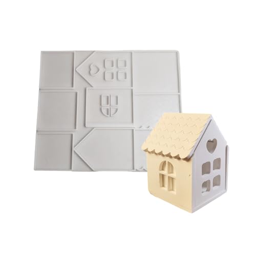 Silikonform für Weihnachtskerzenhalter, Bastelformen, Sammlung für Haus-Themen und Heim-Display Silikonform für Weihnachtskerzenhalter, Bastelformen, Sammlung für Haus-Themen und Heim-Display von XITEA