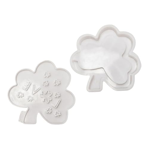 Silikonform für hohle Kleeblatt-Form, Dekoration, Kerzenhalter, Nachtlicht, Form für Bastler, Schmuck-Werkzeug von XITEA
