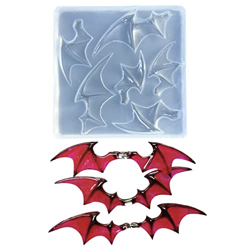 Silikonform mit Flügeln, hohl, Epoxidharz-Füllungen, Silikonformen, Epoxidharz, Füllstoff für Tiere, Halloween, Musik Silikonform mit Flügeln, hohl, Epoxidharz-Füllungen, Silikonformen, Epoxidharz, Füllstoff für Tiere, Halloween, Musik von XITEA