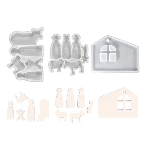 Stabiles Silikonform-Set für Bastelbedarf, Gebetskerzen- und Seifenherstellung, flexibel und einfach zu entwerfen Stabiles Silikonform-Set für Bastelbedarf, Gebetskerzen- und Seifenherstellung, flexibel und einfach zu entwerfen von XITEA