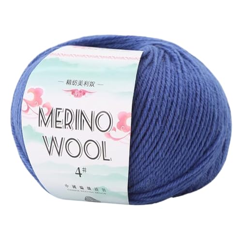 Wollgarn, 50 g, 130 m/Rolle, weiches Wollgarn, Handstrickgarn, Garn zum Stricken, Häkeln von Teppichen, Pullovern, Schals Wollgarn, 50 g, 130 m/Rolle, weiches Wollgarn, Handstrickgarn, Garn zum Stricken, Häkeln von Teppichen, Pullovern, Schals von XITEA