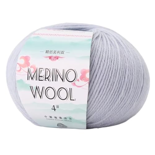 Wollgarn, 50 g, 130 m/Rolle, weiches Wollgarn, Handstrickgarn, Garn zum Stricken, Häkeln von Teppichen, Pullovern, Schals Wollgarn, 50 g, 130 m/Rolle, weiches Wollgarn, Handstrickgarn, Garn zum Stricken, Häkeln von Teppichen, Pullovern, Schals von XITEA