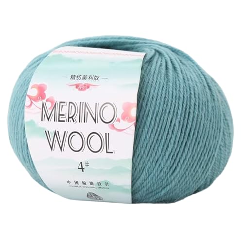 Wollgarn, 50 g, 130 m/Rolle, weiches Wollgarn, Handstrickgarn, Garn zum Stricken, Häkeln von Teppichen, Pullovern, Schals Wollgarn, 50 g, 130 m/Rolle, weiches Wollgarn, Handstrickgarn, Garn zum Stricken, Häkeln von Teppichen, Pullovern, Schals von XITEA