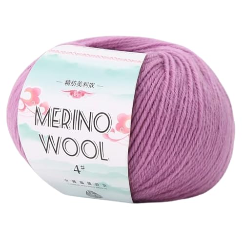 Wollgarn, 50 g, 130 m/Rolle, weiches Wollgarn, Handstrickgarn, Garn zum Stricken, Häkeln von Teppichen, Pullovern, Schals von XITEA