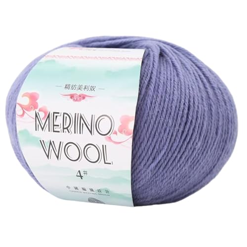 Wollgarn, 50 g, 130 m/Rolle, weiches Wollgarn, Handstrickgarn, Garn zum Stricken, Häkeln von Teppichen, Pullovern, Schals von XITEA