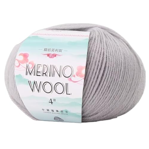 Wollgarn, 50 g, 130 m/Rolle, weiches Wollgarn, Handstrickgarn, Garn zum Stricken, Häkeln von Teppichen, Pullovern, Schals von XITEA