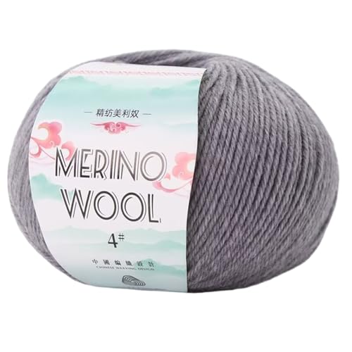 Wollgarn, 50 g, 130 m/Rolle, weiches Wollgarn, Handstrickgarn, Garn zum Stricken, Häkeln von Teppichen, Pullovern, Schals von XITEA