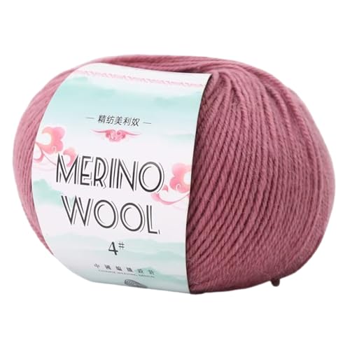 Wollgarn, 50 g, 130 m/Rolle, weiches Wollgarn, Handstrickgarn, Garn zum Stricken, Häkeln von Teppichen, Pullovern, Schals von XITEA