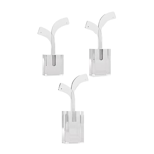 XITEA Acryl-Ohrringständer, tragbar, Schmuck-Organizer, Ohrring-Präsentationsständer, Acryl-Textur für Ohrringe, 3 Stück von XITEA