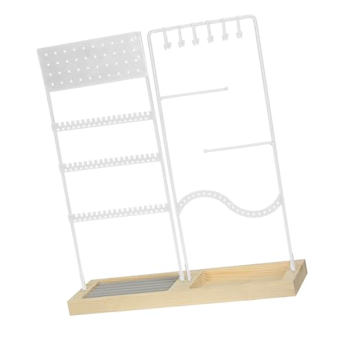 XITEA Multitier Schmuck-Organizer, Ständer, Halskettenhalter, stabile Ohrringaufbewahrung mit Holztablett für Ringe, Armbänder, Uhren XITEA Multitier Schmuck-Organizer, Ständer, Halskettenhalter, stabile Ohrringaufbewahrung mit Holztablett für Ringe, Armbänder, Uhren von XITEA