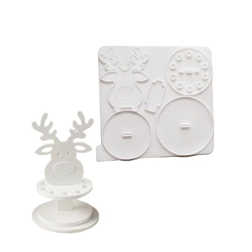 XITEA Praktische stabile Silikonform für Rentier-Geldrollen-Display, tragbar für kreatives Backen und festliche Anlässe XITEA Praktische stabile Silikonform für Rentier-Geldrollen-Display, tragbar für kreatives Backen und festliche Anlässe von XITEA