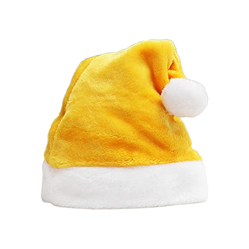 XITEA Weiche Weihnachtsmannmütze, bequeme Mütze, traditionell, mehrfarbig, Plüsch-Weihnachtsmütze für Erwachsene und Kinder, Neujahrsgeschenk von XITEA