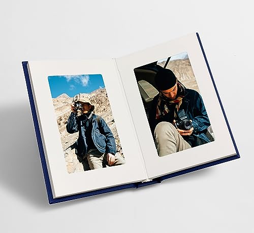 Kleines Fotoalbum, 10,2 x 15,2 cm, für 24 Personen, ideal für personalisierte Fotos oder Fotobücher, Dunkelblau von XITOGOYI
