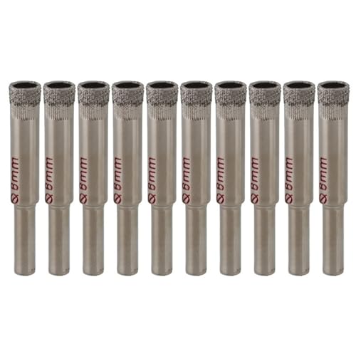 10 teile/satz 8mm Diamant Beschichtete Bohrer Zubehör Bits Loch Säge Glas Granit Cutter Opener Bits for Power Tools Bohrer werkzeug 10 teile/satz 8mm Diamant Beschichtete Bohrer Zubehör Bits Loch Säge Glas Granit Cutter Opener Bits for Power Tools Bohrer werkzeug von XIUEQVS