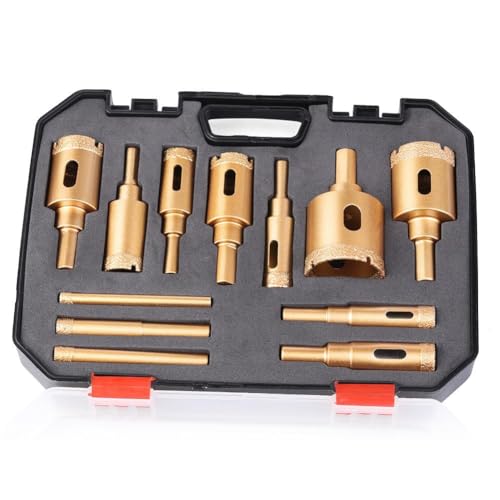 M10 Diamantbohrer-Set, Reibbohrer for Stein, Lochöffner for Keramikfliesen, Marmor, Granit M10 Diamantbohrer-Set, Reibbohrer for Stein, Lochöffner for Keramikfliesen, Marmor, Granit von XIUEQVS