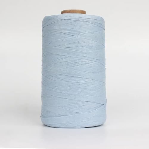 280–300 Meter Sommer-Bast-Stroh-Baumwoll-Bast-Garn für Handstricken, Hüte, Taschen, Häkelgarn, handgefertigtes Bastel-Strickgarn von XIUPO