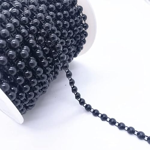 6mm 2yards Verbindungsperlen Diy Hochzeit Imitation Perle Doppelfaden Perlenkette Schmuck Zubehör von XIUPO
