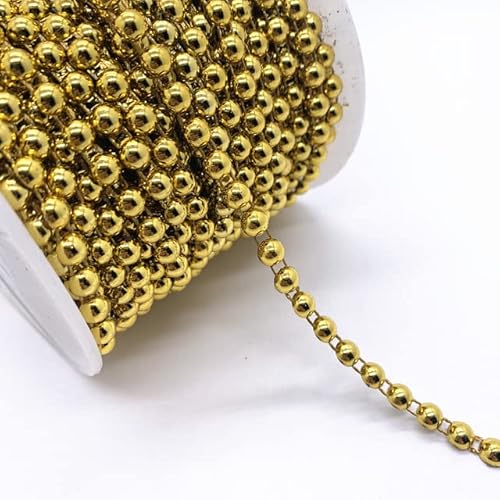 6mm 2yards Verbindungsperlen Diy Hochzeit Imitation Perle Doppelfaden Perlenkette Schmuck Zubehör von XIUPO