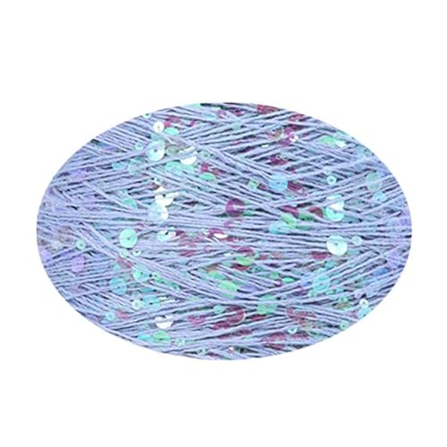 Baumwolle Strickgarn 50g/Stück Pailletten Garn 6mm+3mm Laser Pailletten DIY Kleidungsstück Zubehör Baumwolle Strickgarn 50g/Stück Pailletten Garn 6mm+3mm Laser Pailletten DIY Kleidungsstück Zubehör von XIUPO