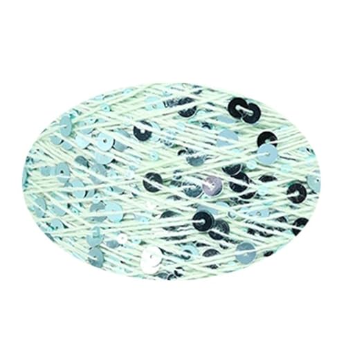 Baumwolle Strickgarn 50g/Stück Pailletten Garn 6mm+3mm Laser Pailletten DIY Kleidungsstück Zubehör Baumwolle Strickgarn 50g/Stück Pailletten Garn 6mm+3mm Laser Pailletten DIY Kleidungsstück Zubehör von XIUPO