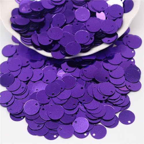 Bunte große runde Pailletten, 10/15/20/25 mm, PVC, lose Pailletten, mit Seitenloch, Nähen, Basteln, Scrapbooking, Anhänger, 10 g Bunte große runde Pailletten, 10/15/20/25 mm, PVC, lose Pailletten, mit Seitenloch, Nähen, Basteln, Scrapbooking, Anhänger, 10 g von XIUPO