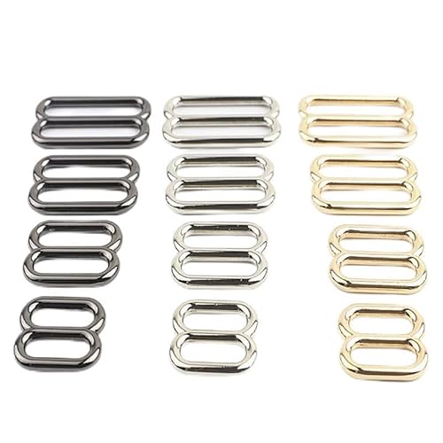 XIUPO 1 Stück Metall-Tri-Glide-Schnalle, 3 Bar-Einsteller, Schieber, mittlere Mittelsteg-Schnalle für Lederhandwerk, Tasche, Rucksack, Schultergurt, Gürtel XIUPO 1 Stück Metall-Tri-Glide-Schnalle, 3 Bar-Einsteller, Schieber, mittlere Mittelsteg-Schnalle für Lederhandwerk, Tasche, Rucksack, Schultergurt, Gürtel von XIUPO