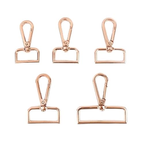 XIUPO 10 Stück 20–50 mm Metallschnallen für Taschen, Hundehalsband, Gepäckaufhänger, Karabinerverschlüsse, drehbare Trigger-Clips, Karabinerhaken, DIY-Bastelzubehör XIUPO 10 Stück 20–50 mm Metallschnallen für Taschen, Hundehalsband, Gepäckaufhänger, Karabinerverschlüsse, drehbare Trigger-Clips, Karabinerhaken, DIY-Bastelzubehör von XIUPO