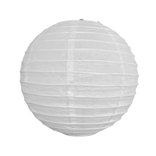 10 Stück Hochzeits-Party-Geschenk, faltbare runde Papierlaterne, weiß, rosa, blau, 15,2 cm, 20,3 cm, 25,4 cm, 30,5 cm, for Jungen und Mädchen, Geburtstags-Event-Dekoration für Hochzeiten, Partys(White 10 Stück Hochzeits-Party-Geschenk, faltbare runde Papierlaterne, weiß, rosa, blau, 15,2 cm, 20,3 cm, 25,4 cm, 30,5 cm, for Jungen und Mädchen, Geburtstags-Event-Dekoration für Hochzeiten, Partys(White von XIUsheUA